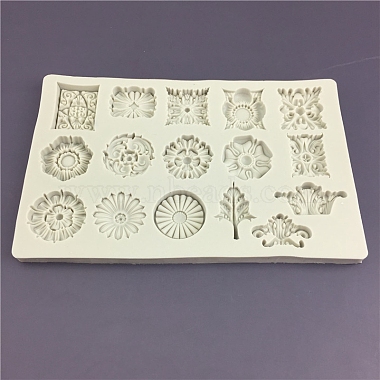 Food Grade Mixed Flower Silicone Molds(HUDU-PW0001-148)-3