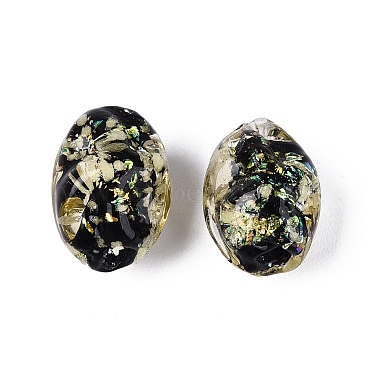 Handmade Foil Glass Beads(FOIL-N035-02)-2