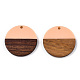 Resin & Wood Pendants(X-RESI-S358-02B-07)-2