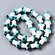 Handmade Porcelain Ceramic Beads Strands(PORC-T006-05D)-2