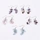 Natural Mixed Stone Dangle Earrings(EJEW-JE02185)-1