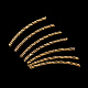 Brass Curved Tube Beads(X-KK-T014-49G)-2