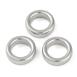 CCB Plastic Linking Rings, Donut, Platinum, 16x5mm, Inner Diameter: 11mm(CCB-G020-28P)