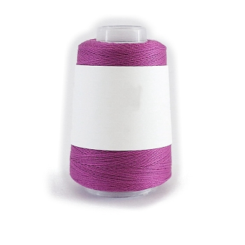 280M Size 40 100% Cotton Crochet Threads, Embroidery Thread, Mercerized Cotton Yarn for Lace Hand Knitting, Old Rose, 0.05mm