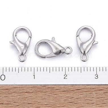 Zinc Alloy Lobster Claw Clasps(E102)-4