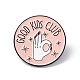 Pasador de esmalte de word good kids club(JEWB-A005-03-03)-1