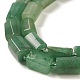 естественный зеленый авантюрин бисер нитей(G-M403-B26)-4