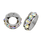 Brass Rhinestone Spacer Beads(RB-A020-9mm-28P)-1