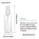 80ml Transparent PET Plastic Perfume Spray Bottle Sets(MRMJ-BC0001-57)-2