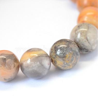 Brins de perles rondes en agate de dentelle folle naturelle(G-E334-6mm-20)-2