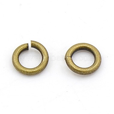 Antique Bronze Jewelry Accessory Open Jump Rings(X-JRC5MM-AB)-2