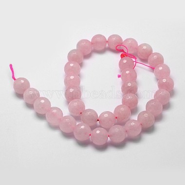 Natural Rose Quartz Beads Strands(G-G736-13-10mm)-2