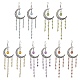 Tibetan Style Alloy Hollow Moon Chandelier Earrings(EJEW-JE05543)-1