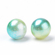 Rainbow Acrylic Imitation Pearl Beads(OACR-R065-6mm-A03)-2