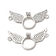 Brass Micro Pave Clear Cubic Zirconia Connector Charms(KK-E068-VB068)-2