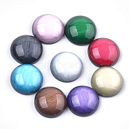 Resin Cabochons, Dome/Half Round, Mixed Color, 12x5mm(CRES-S363-05D-M)