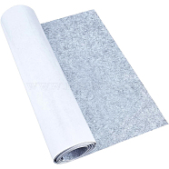Polyester Felt Sticker, Self Adhesive Fabric, Rectangle, Gray, 40x0.1cm, 2m/roll(DIY-WH0146-04P)