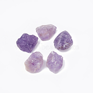 Natural Amethyst Beads, Nuggets, No Hole/Undrilled, Lilac, 10~41x15~30x12~22mm(G-S320-05)
