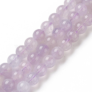 Natural Amethyst Beads Strands, Round, 8.5mm, Hole: 0.8mm, about 47pcs/strand, 15.35''(39cm)(G-B038-A01)