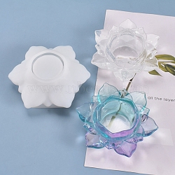DIY Flower Storage Box Silicone Molds, Resin Casting Molds, For UV Resin, Epoxy Resin Jewelry Making, White, 122x108x42mm, Inner Diameter: 53mm(X-DIY-K017-09)