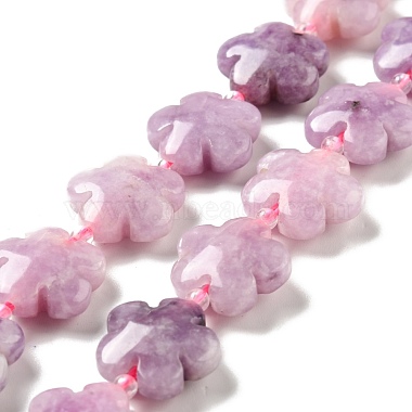 Flower Lepidolite Beads