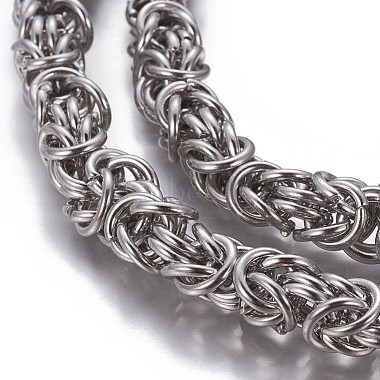 Tarnish Resistant 304 Stainless Steel Byzantine Chains(CHS-P007-07P-03)-2