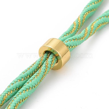 Nylon Cord Silder Bracelets(MAK-C003-03G-06)-2