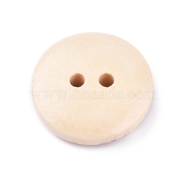 2-Hole Printed Wooden Buttons(WOOD-E011-01)-3