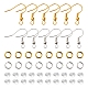 80Pcs 2 Color Iron Earring Hooks(DIY-FS0004-37)-1