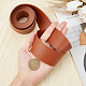 2M Flat Double Face Lychee Pattern Imitation Leather Band(LC-WH0010-01B-04)-3