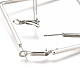 Iron Hoop Earrings(EJEW-TAC0009-01P)-2