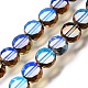 Electroplated Transparent Glass Beads Strands(GL-CBA98F0-06A-07)-1