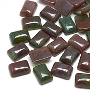 Natural Indian Agate Cabochons, Rectangle, 14x10x5.5mm(G-T028-10x14mm-12)