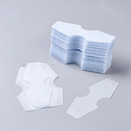 Plastic Display Card, used for Necklace, Bracelet, Pendant and Barrette, about 124mm long, 48mm wide(JPC194Y)