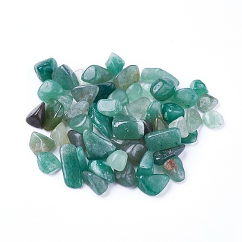 Natural Green Aventurine Beads, Undrilled/No Hole, Chips, 8~16x7~10x5~7mm, about 100g/bag