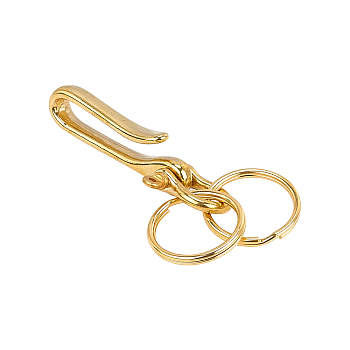 Elite Brass Swiveling U-Hook, Snap Hook, Golden, 95x25mm, 2pcs/box