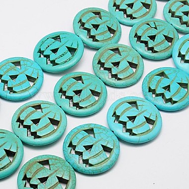 Synthetic Turquoise Beads Strands(TURQ-G115-15mm-07)-2