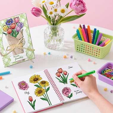 Flower Theme DIY Scrapbooking Tools(DIY-TN0001-03)-6