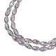 Electroplate Transparent Glass Beads Strands(EGLA-N002-35)-4
