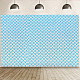 Fishscale Pattern Polyester Fabrics(DIY-WH0304-508B)-1