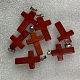 Natural Red Jasper Pendants(G-PW0006-02P-12)-1