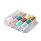 12 Rolls 12 Colors 6-Ply Polyester Cord(OCOR-L046-01A)-6