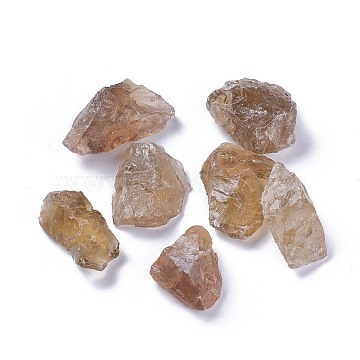 Natural Smoky Quartz Beads, Nuggets, No Hole/Undrilled, 24.5~47x16~41x10~26.5mm, about 100g/bag(G-F621-10)