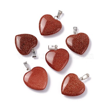 Synthetic Goldstone Pendants(G-G956-B20-FF)-2