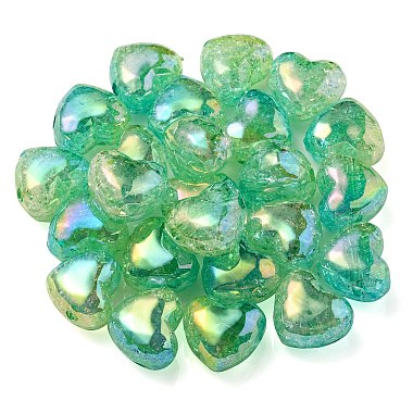 Transparent Crackle Acrylic Beads(OACR-P010-14E)-3