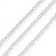 Non-Tarnish 3.28 Feet 304 Stainless Steel Rolo Chains(X-CHS-L020-021B-P)-1