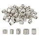 55Pcs 5 Style 202 Stainless Steel Beads & European Beads(STAS-AR0002-19)-1