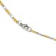 304 Stainless Steel Figaro Chain Necklace Making(STAS-A028-N022C)-2
