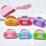 Resin Cabochons, Radio, Mixed Color, 21x19x8mm(X-CRES-M002-07)