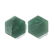 Hexagon Green Aventurine Phone Expanding Stand Finger Holder, 4.2~4.5x5.1~5.1x1.5~1.7cm(G-P450-05E)